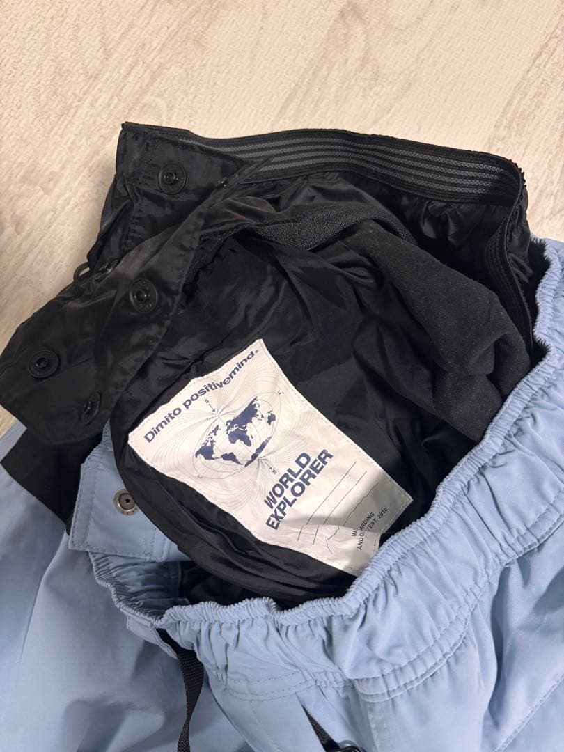 スノーボードウェア 女性用 ライトブルー/ブラック