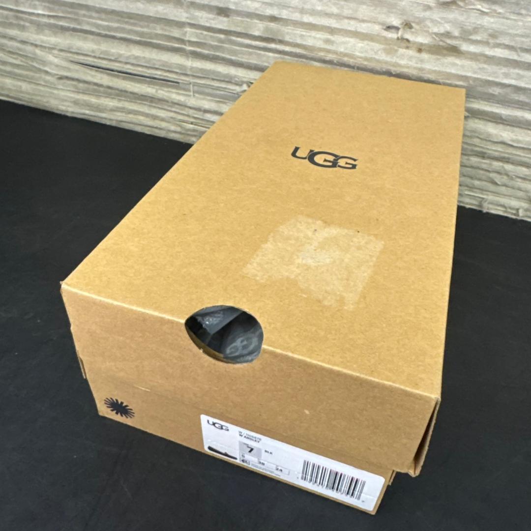 ☆未使用　UGG　モカシン　アンスレー　24㎝　黒　Ansley　1106878