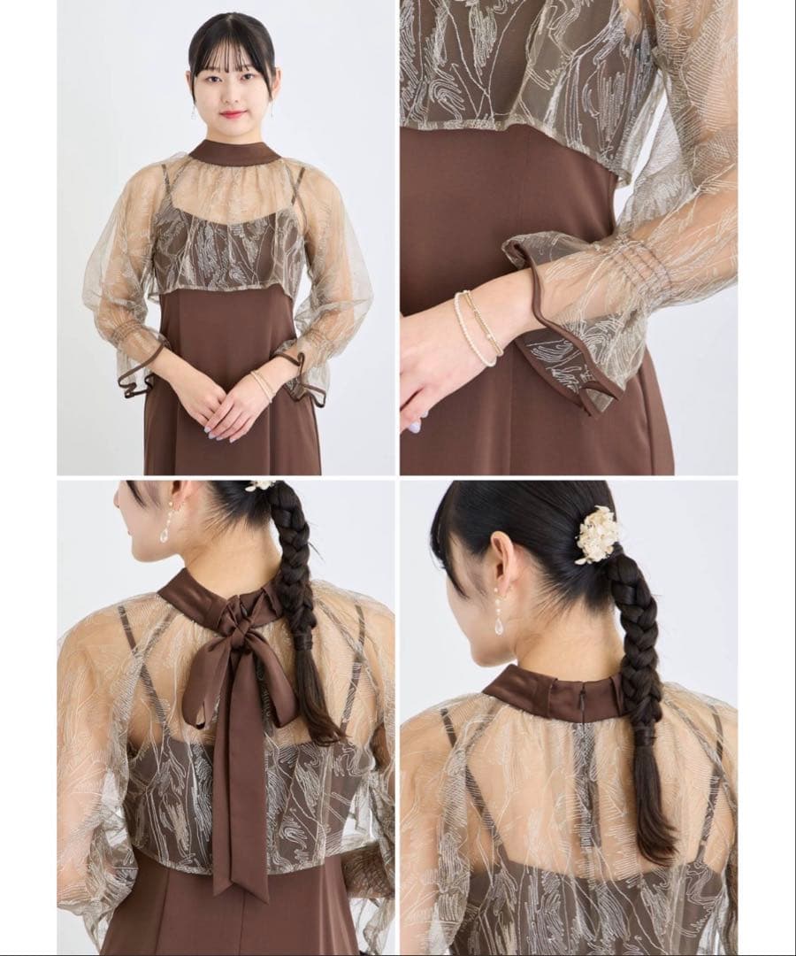 み*あ様 【着画あり】Dorry Doll リーフブラウスセットドレス