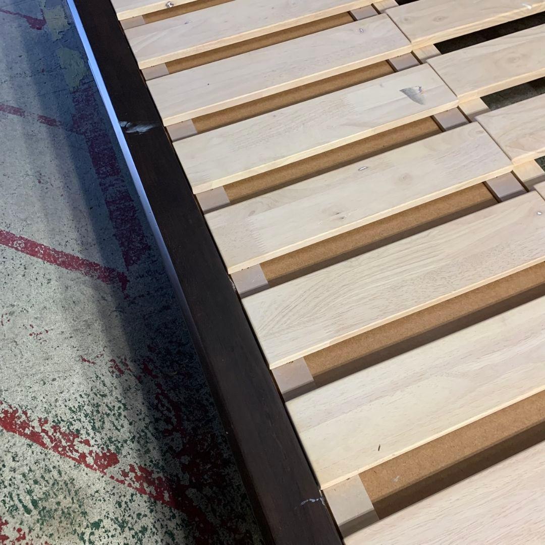 G048\" 現状品 KINGSDOWN ダブルサイズ ベッドフレーム マットレス