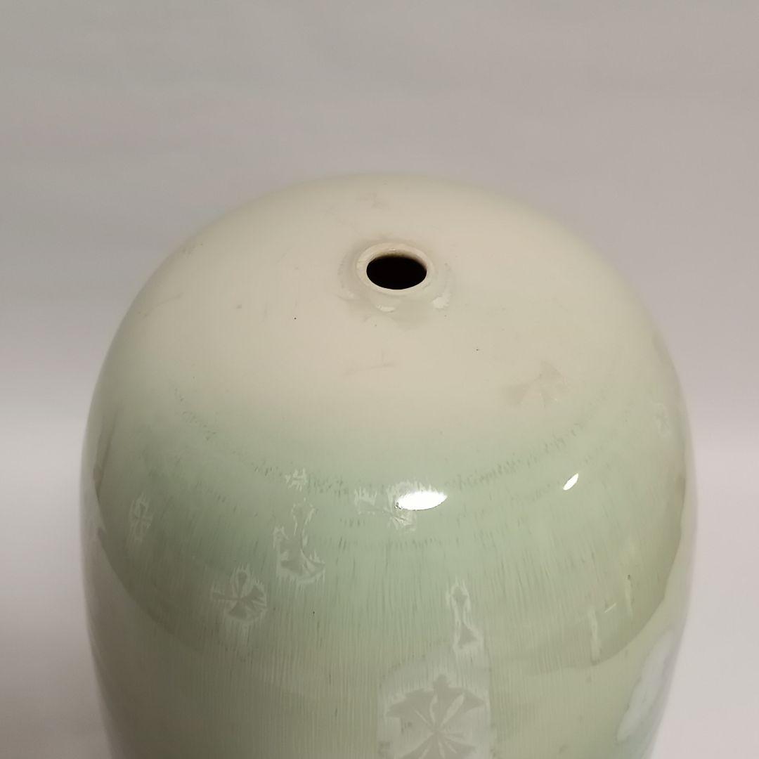 花器 彩墨結晶釉 孫超作　台湾　中国美術　国家文芸賞　陶磁器　花瓶　飾り壺