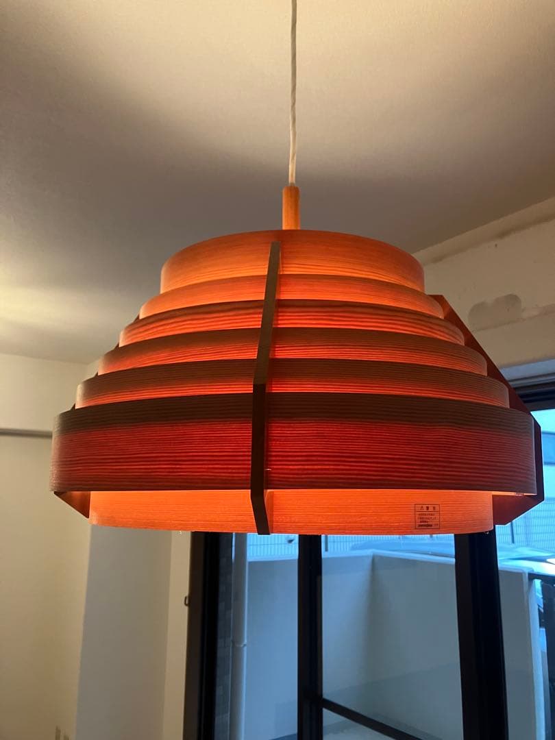 ヤマギワ P2421 白熱灯器具 ヤコブソンランプ φ540 パイン材