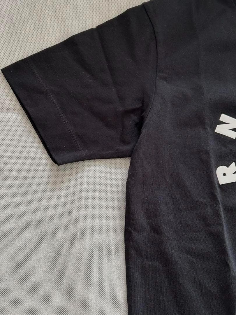 【残2】大人もOK MARNI シャツ 半袖 ロゴ ブラック 12Y 150cm