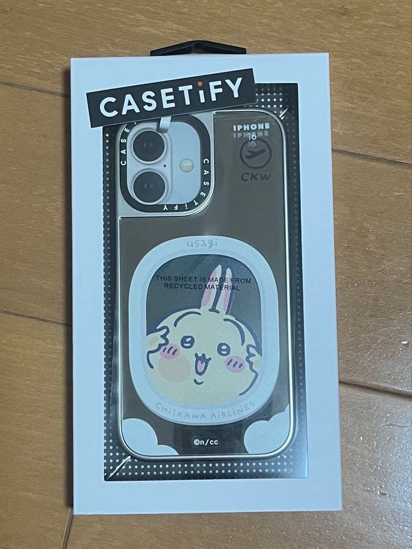CASETiFY CHIKAWA AIRLINES iPhone16 うさぎ