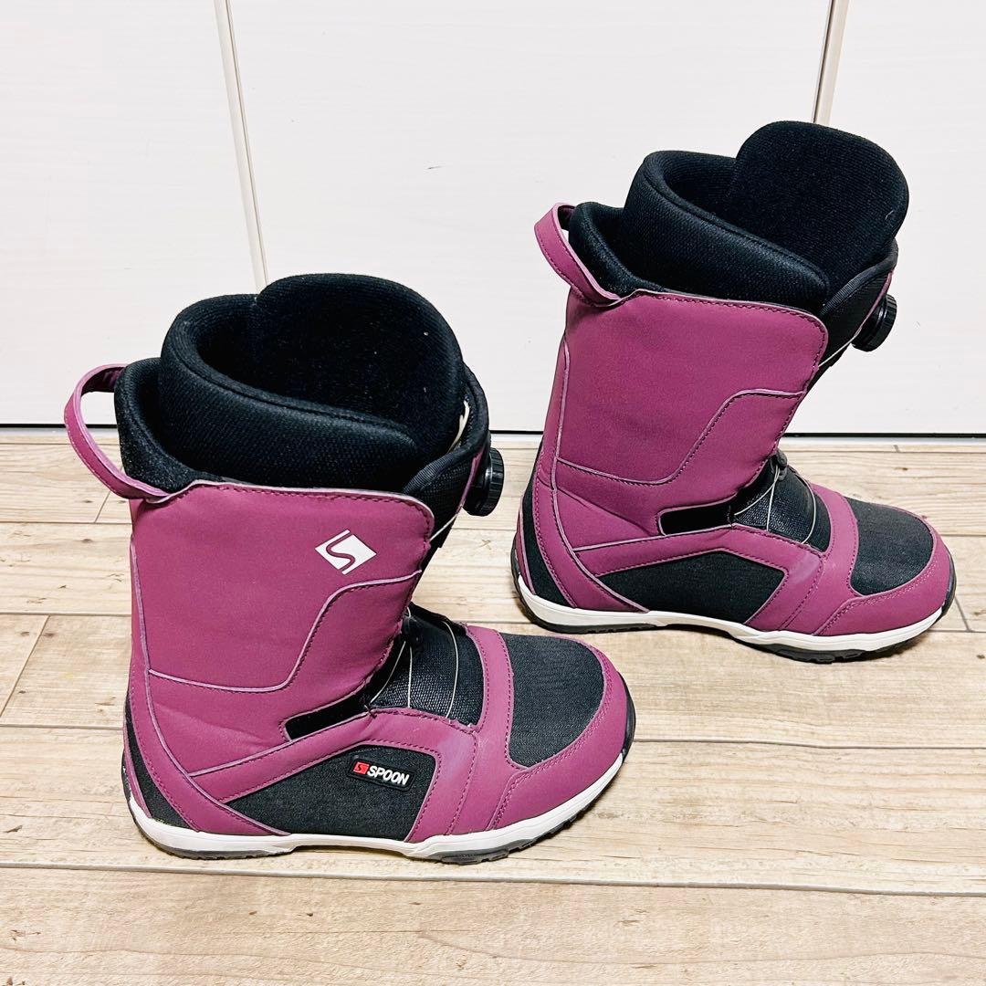 【atop ダイヤル調整】SPOON スノーボードブーツ 24.5 25.0cm