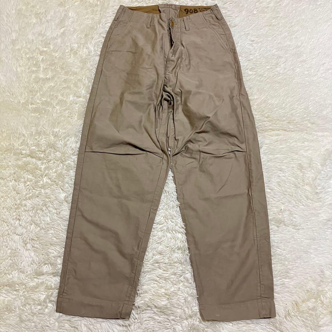 現行 45r おこめサテンの908チーゴパンツ ベージュ