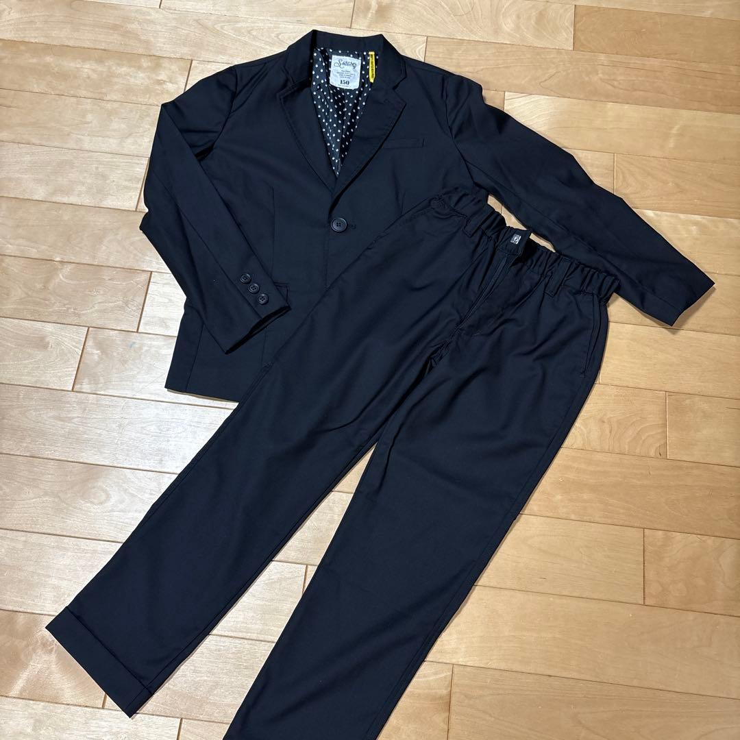 Smoothy 黒 スーツ 150