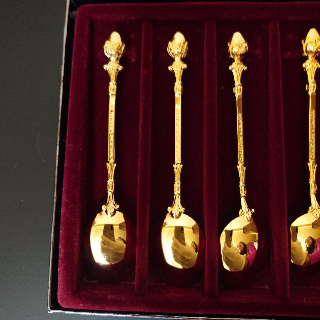 【新品】ウィドマン CHRISTOPH WIDMANN 24金スプーン6本セット