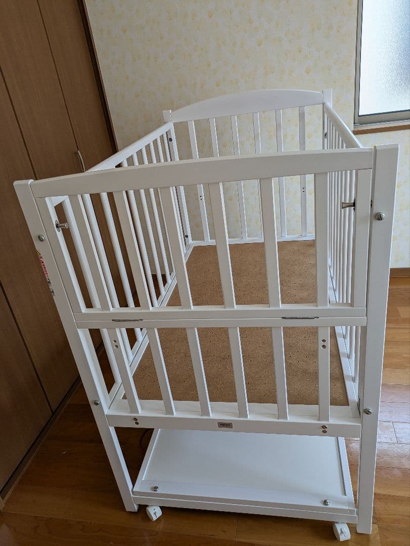 [ 送料込 ] KATOJI / ハイタイプベッド ツーオープン ベビーベッド