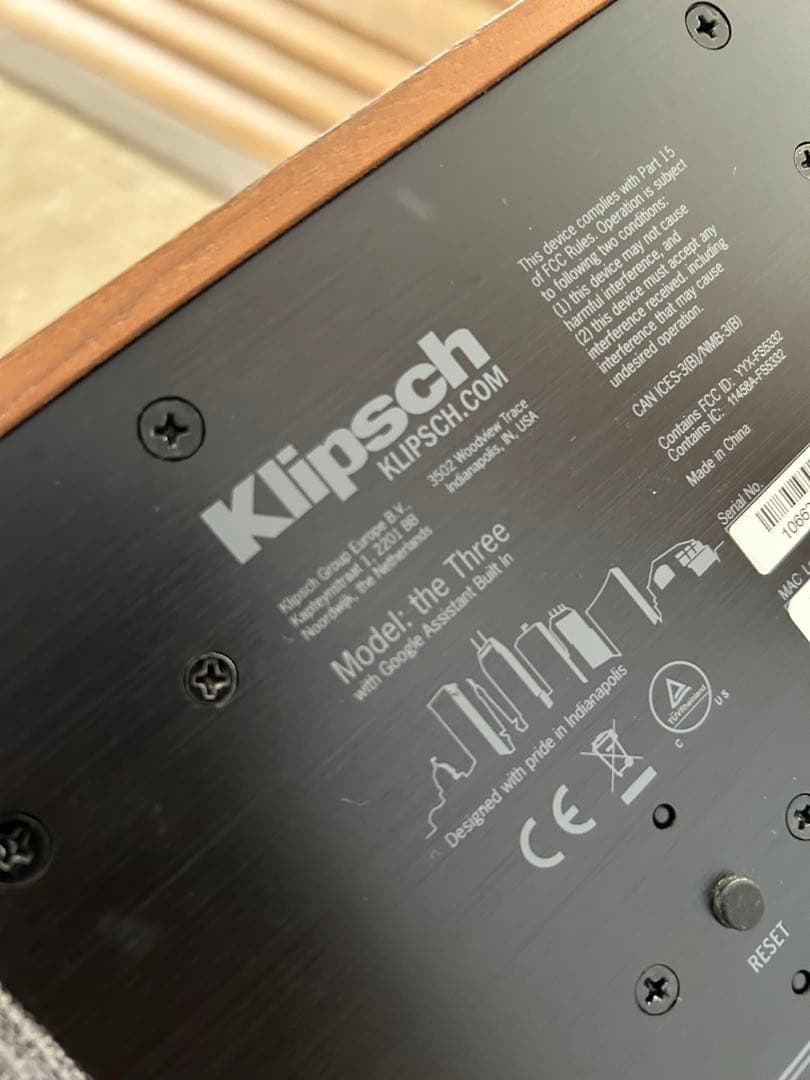 Klipsch The Three スピーカー