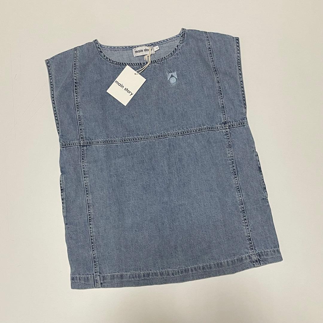 トップス main story ss25 Woven Tank Dress 6y