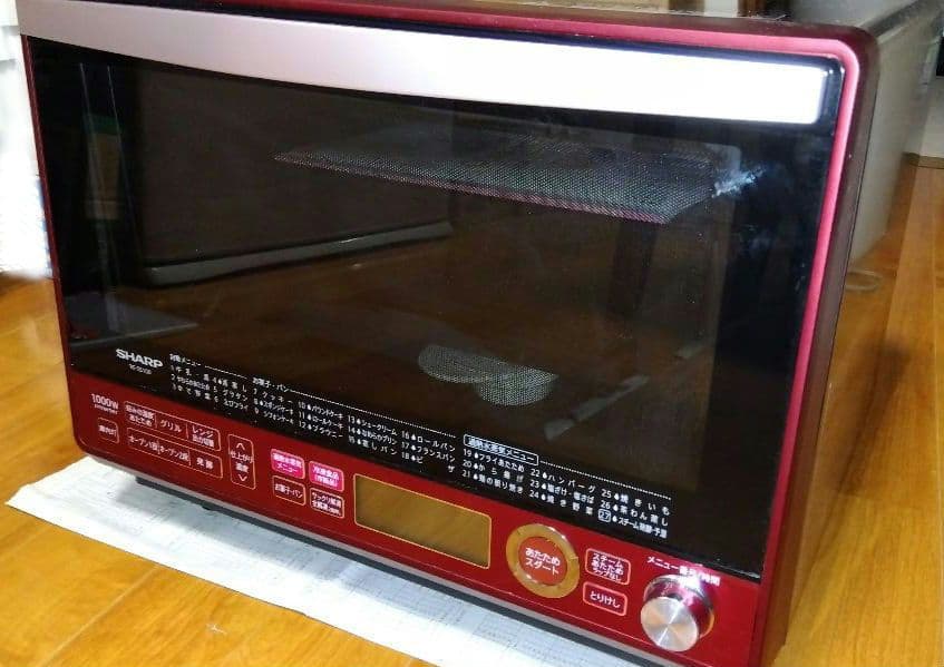 SHARP RE-SS10B-R 過熱水蒸気 オーブンレンジ 1000W