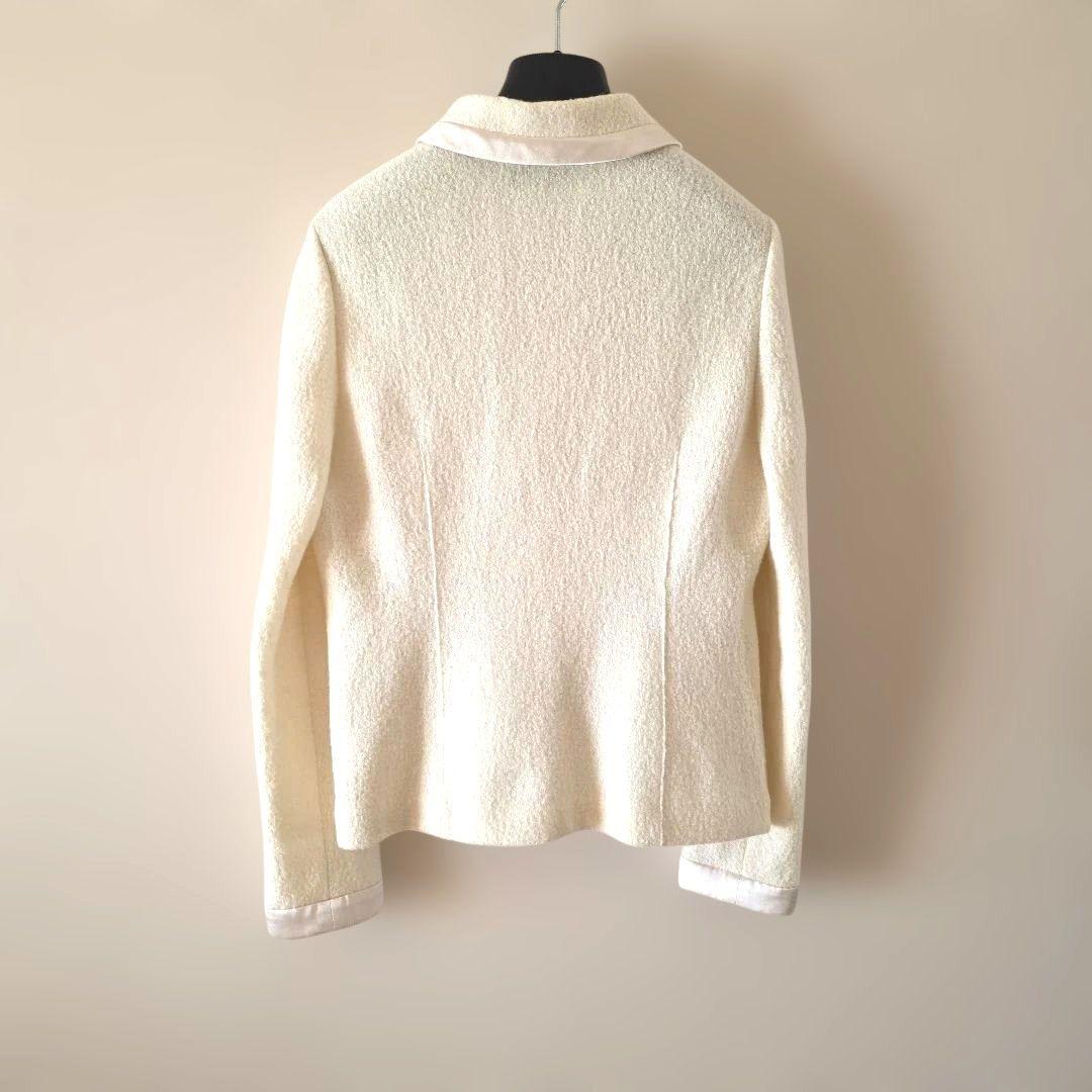 美品　LANVIN アイボリー テーラードジャケット　ホワイト