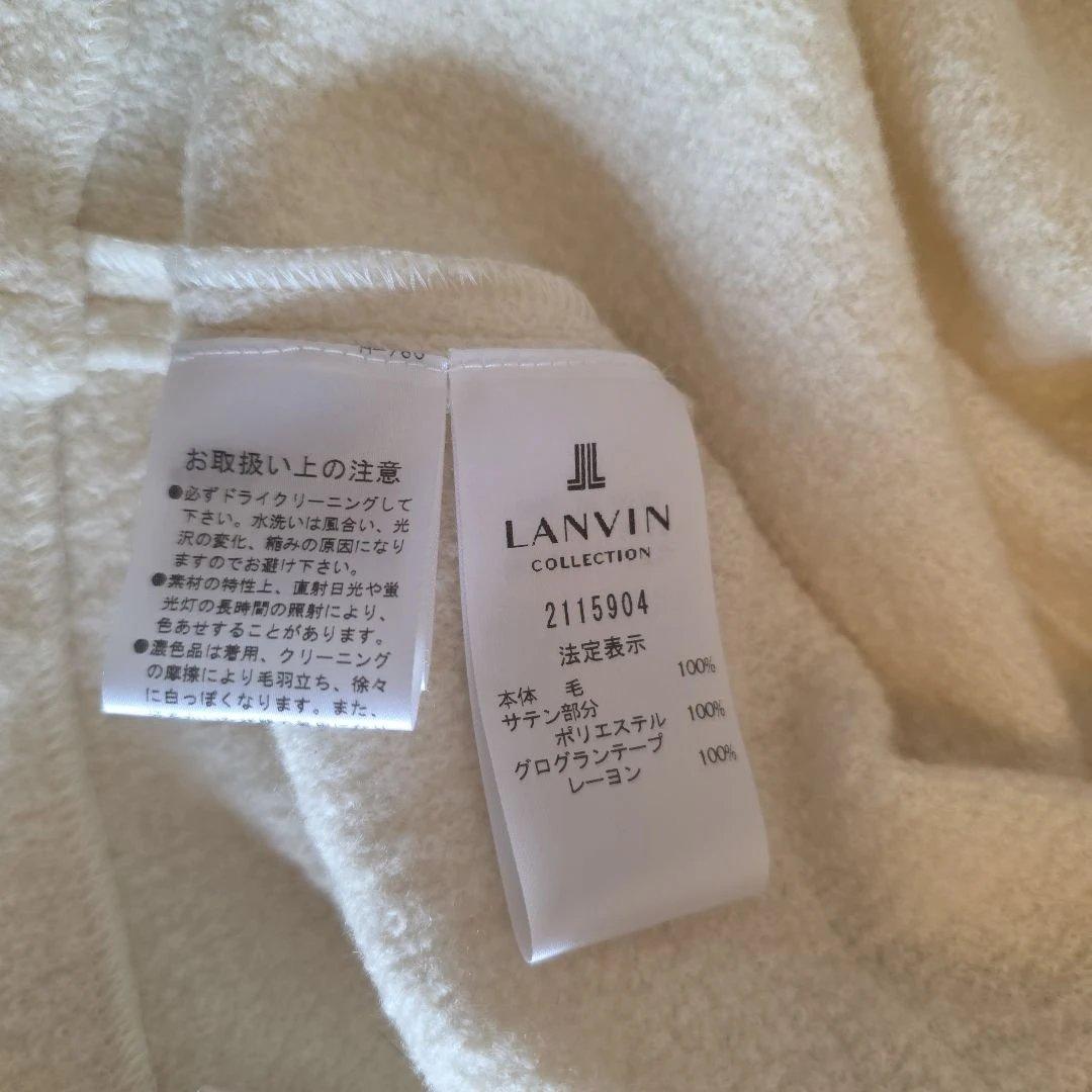 美品　LANVIN アイボリー テーラードジャケット　ホワイト