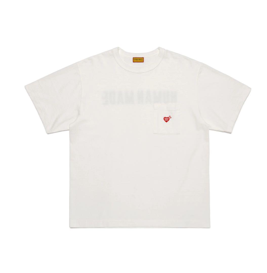 HUMAN MADE ホワイト Tシャツ 新品未開封　ショッピングバッグ付(可)