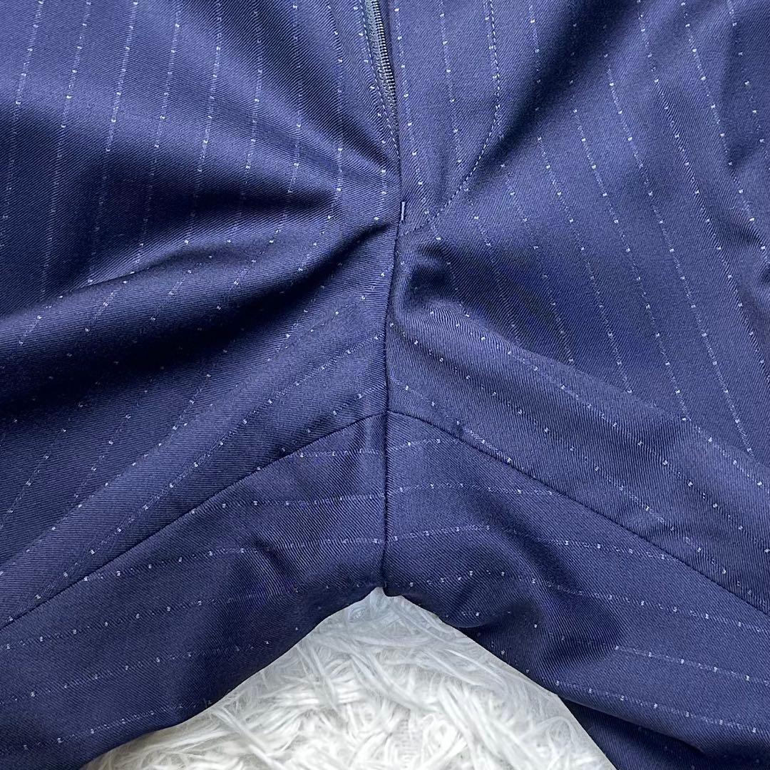 現行 極美品 ポールスミス カノニコ セットアップ 光沢 2トーンネイビー M2