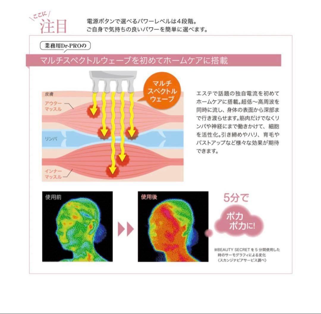 Dr-PRO BEAUTYSECRET 美顔器