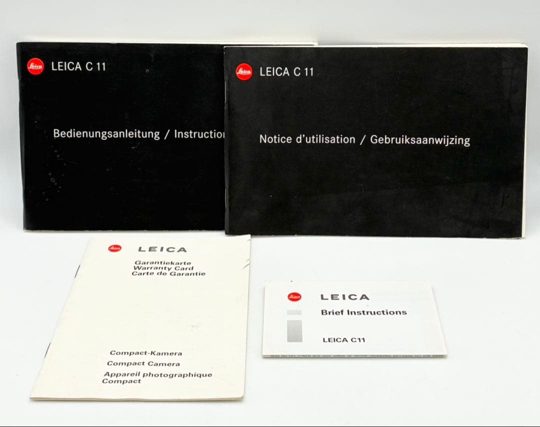 【動作品】Leica C11 APSカメラ 動作確認済 一部ワケアリ 説明書付き