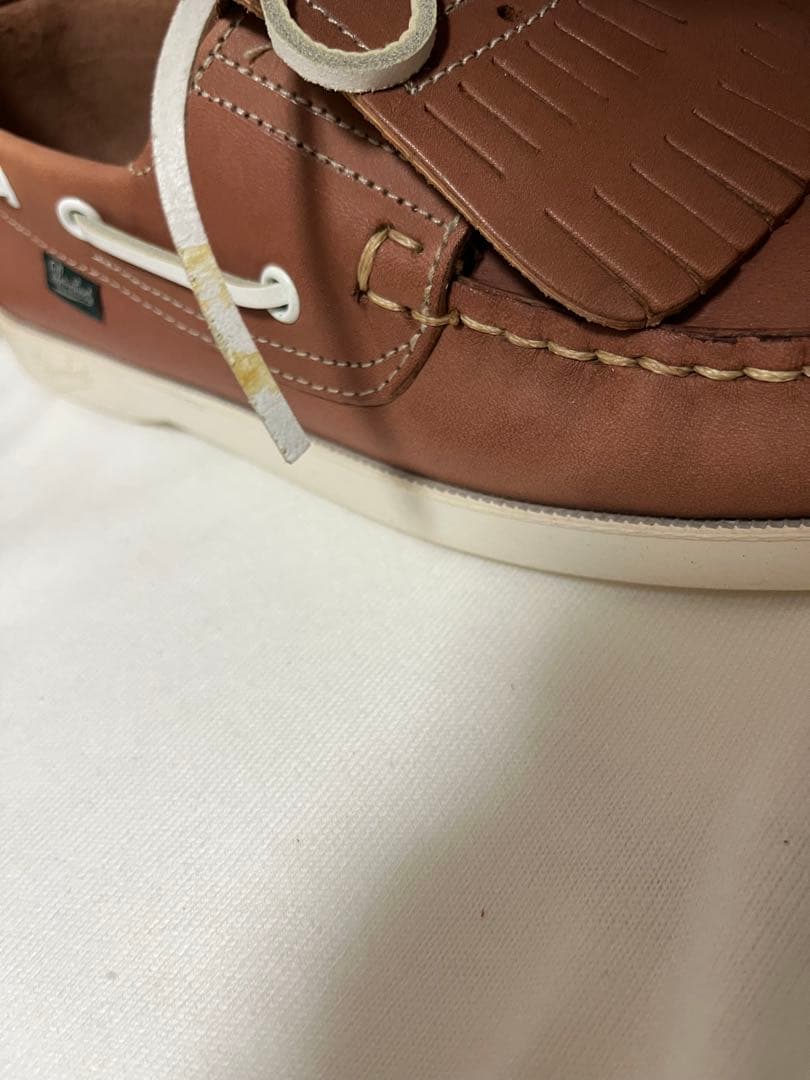 パラブーツ バース キルト付き モカシン デッキシューズ UK8