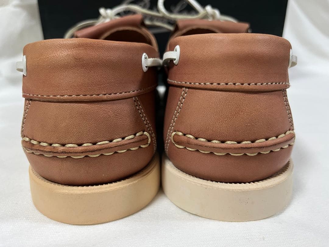 パラブーツ バース キルト付き モカシン デッキシューズ UK8