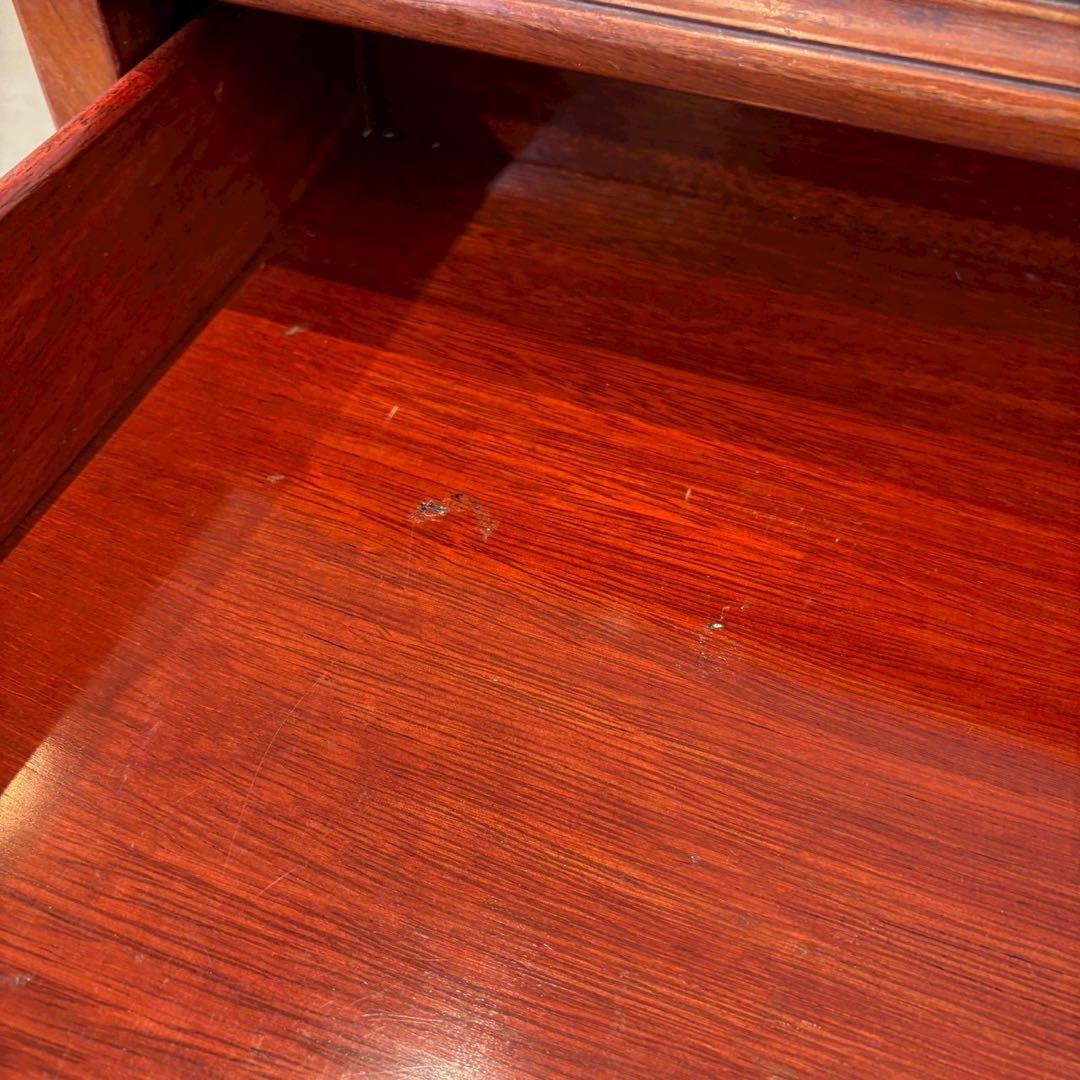 アジアンヴィンテージ　唐木家具　猫脚　4段チェスト