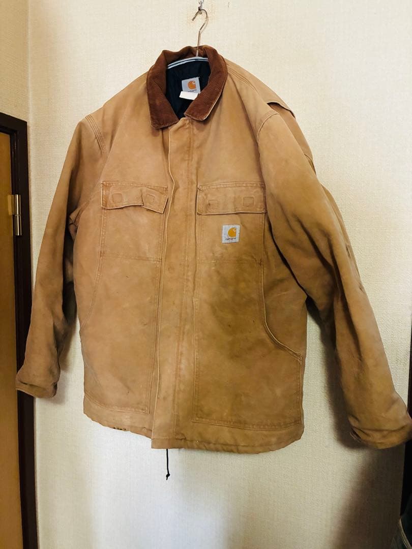 USA製/UFCWタグ　carhartt トラディショナルジャケット ベージュ