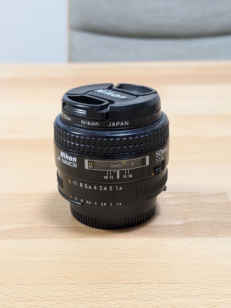AF nikkor　50mm f1.4 オートフォーカスレンズ