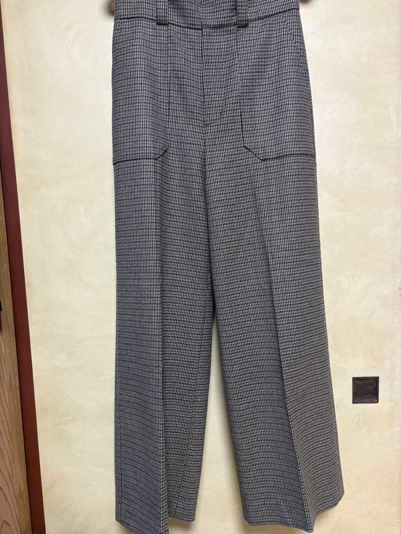 アルアバイル　CHIC TWEEDベイカーパンツ　ブラウン　ルルウィルビー