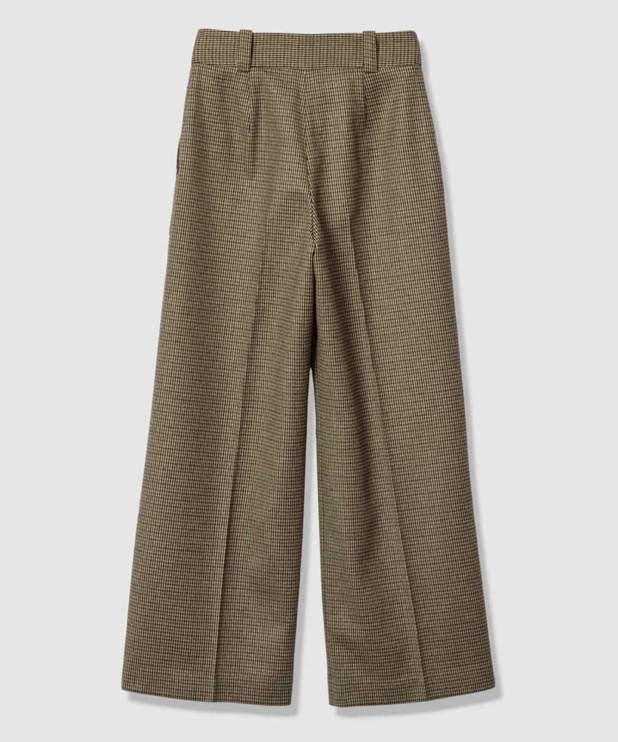 アルアバイル　CHIC TWEEDベイカーパンツ　ブラウン　ルルウィルビー