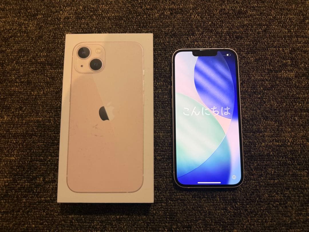 iPhone13 128GB ピンク バッテリー98% 一括購入品