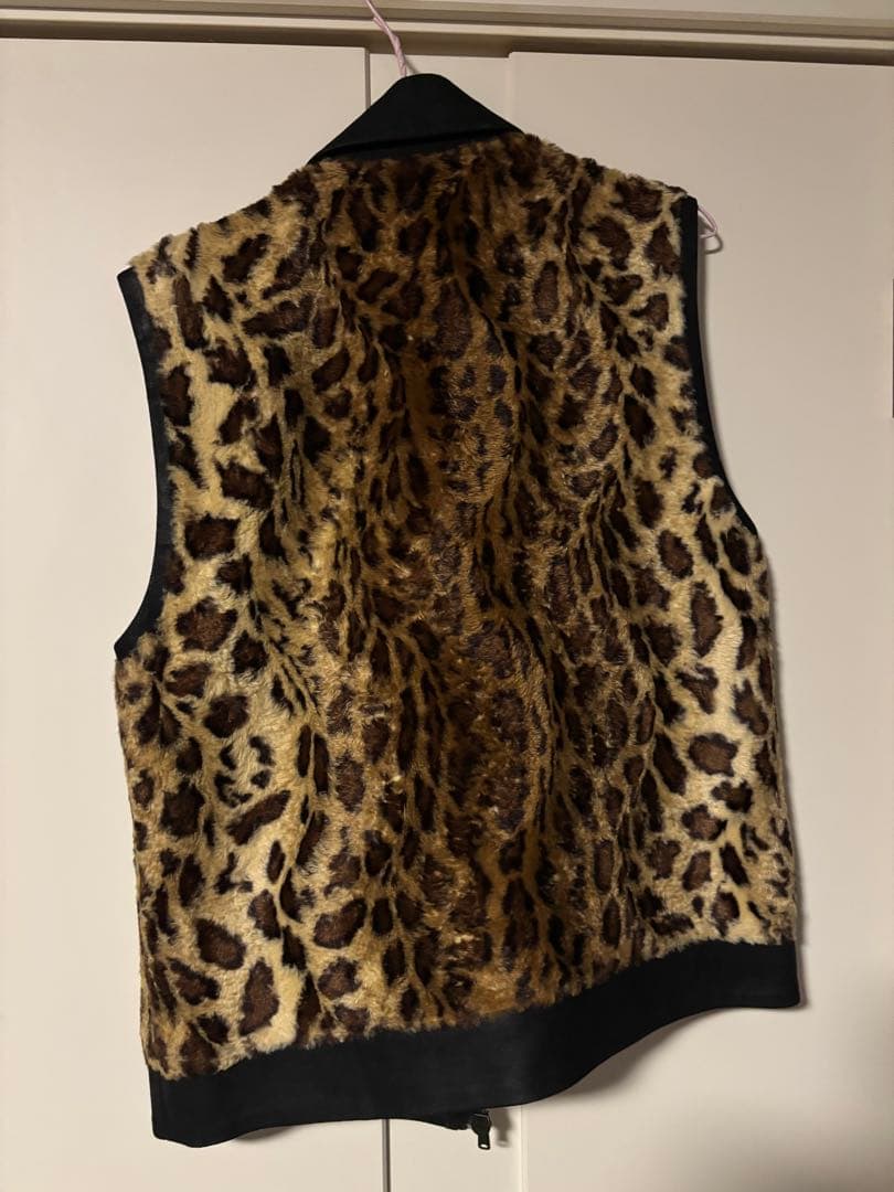 NUMBER (N)INE ナンバーナイン　レオパード　豹柄　ジレ　ライダース