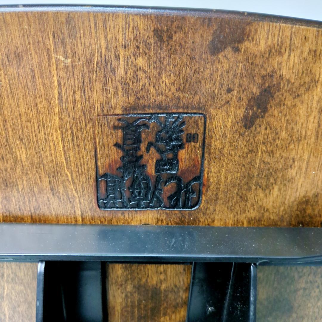 北海道民芸家具 デスクチェア キャプテンチェア キャスター付 椅子 樺 無垢材