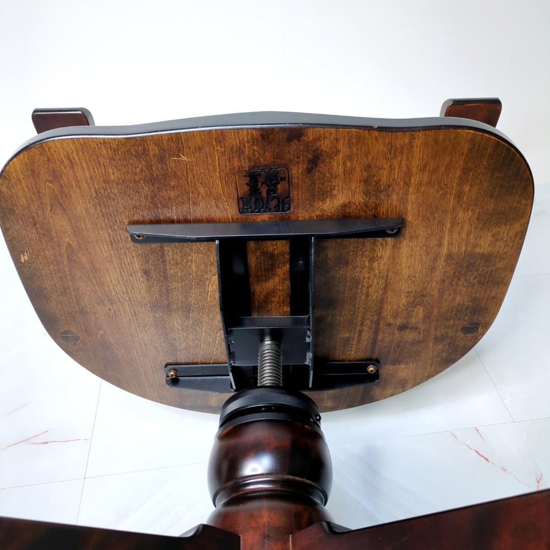 北海道民芸家具 デスクチェア キャプテンチェア キャスター付 椅子 樺 無垢材