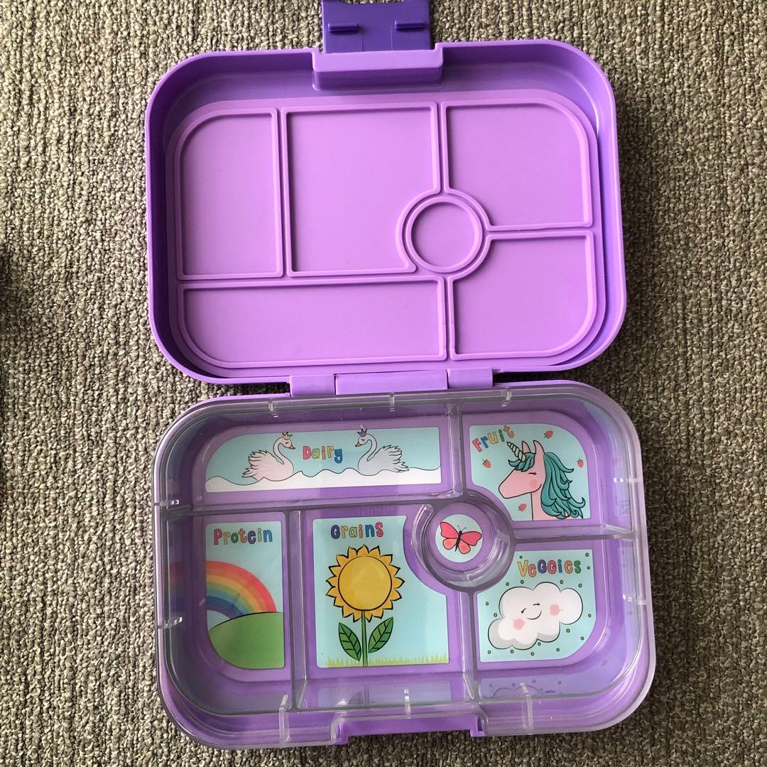 yumbox ヤムボックス 子ども用弁当箱 パープルとブルー2箱