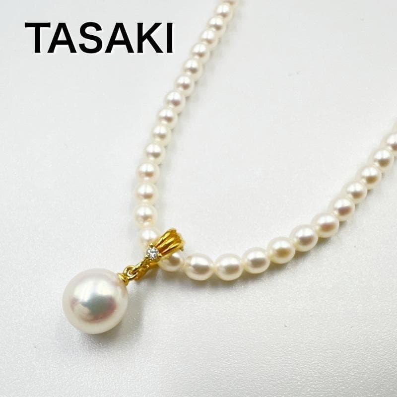 TASAKI ネックレス ベビーパール 3.5mm ヘッド 8.1mm K18
