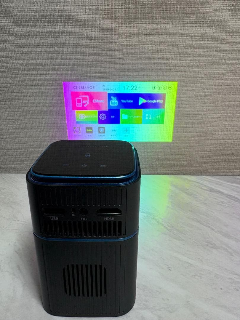 美品 CINEMAGE mini C11002 モバイルプロジェクター ブルー