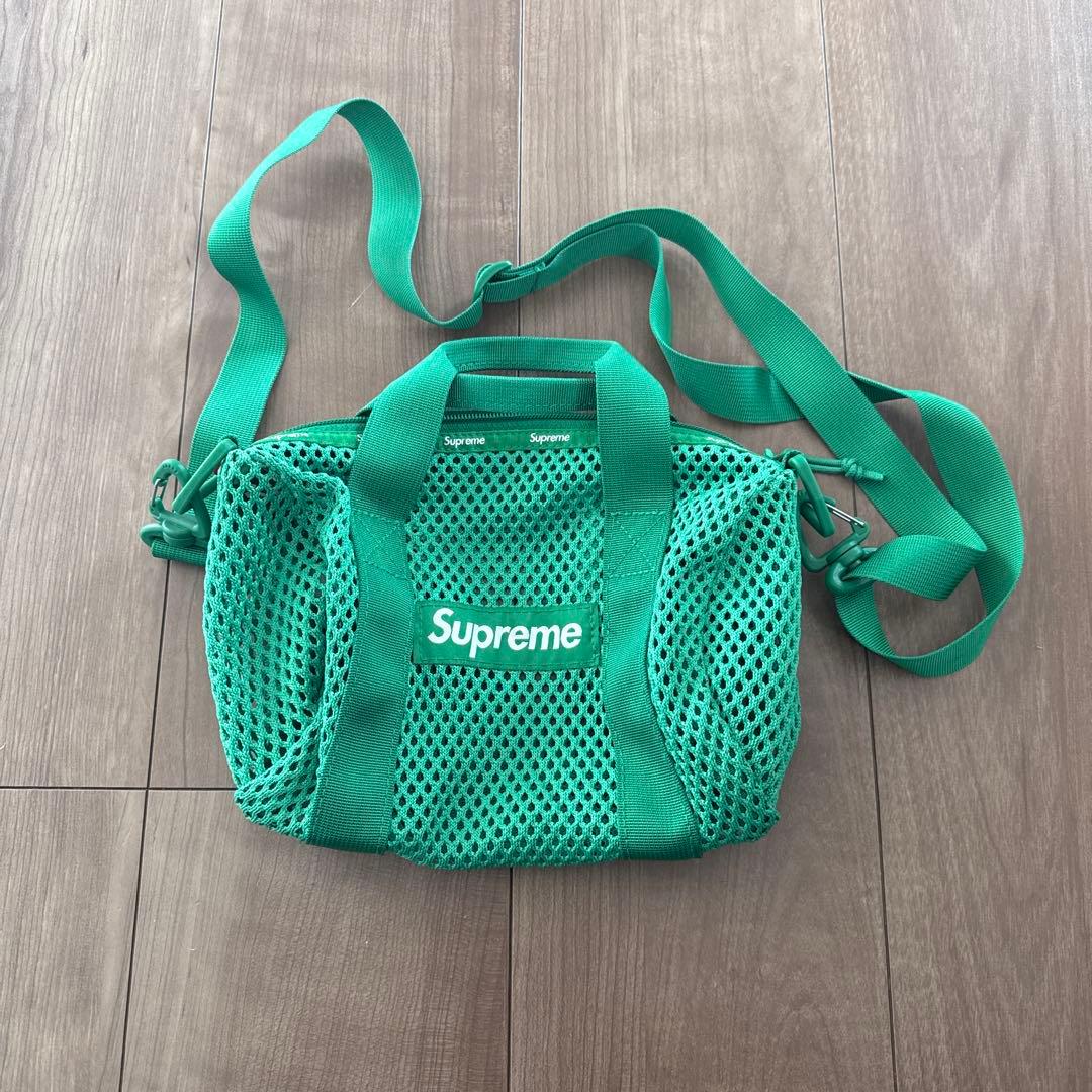 Supreme メッシュショルダーバッグ グリーン