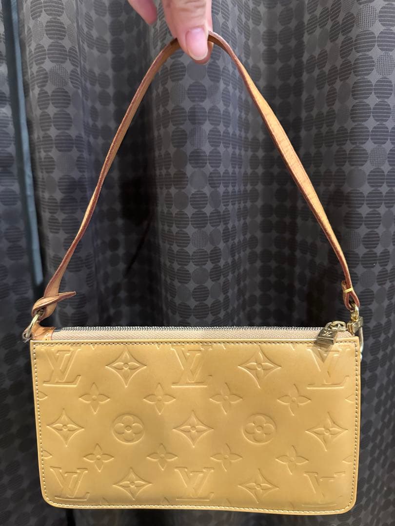 【美品最安値】Louis Vuitton イエローレザー ハンドバッグ