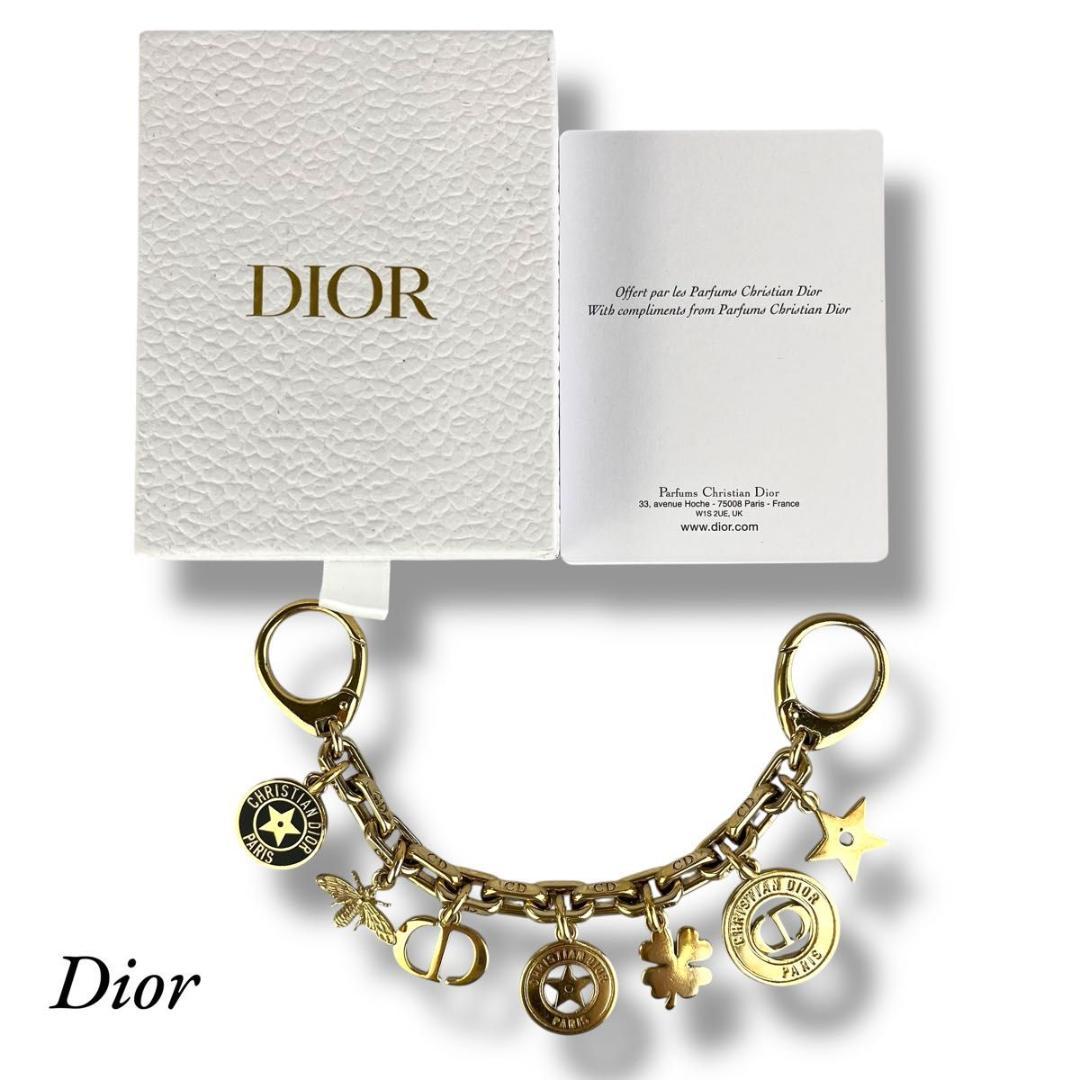 美品 Dior ディオール バッグチャーム 30 モンテーニュ ゴールド