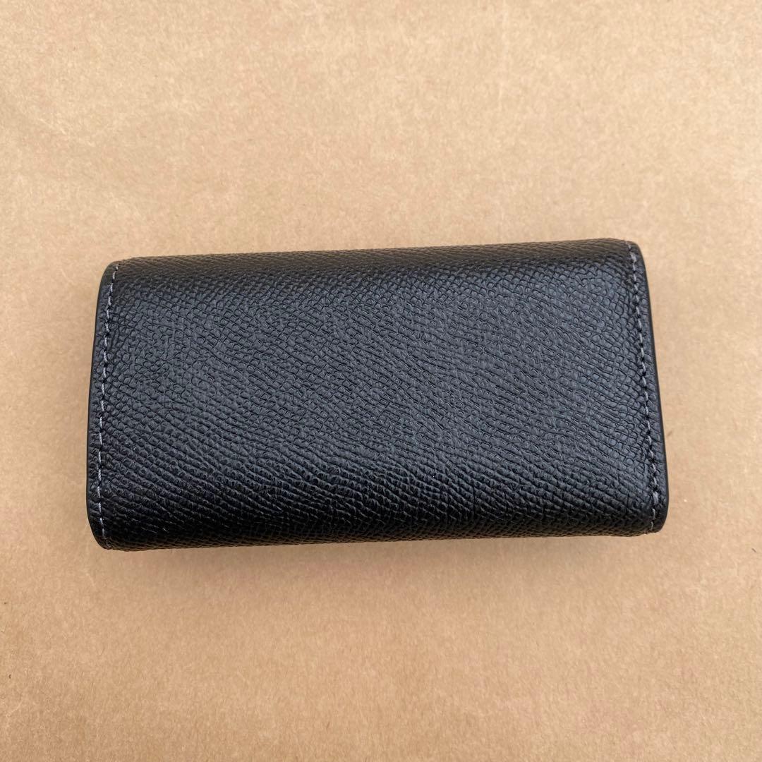 キーホルダー　キーケース　キーリング　ブラック