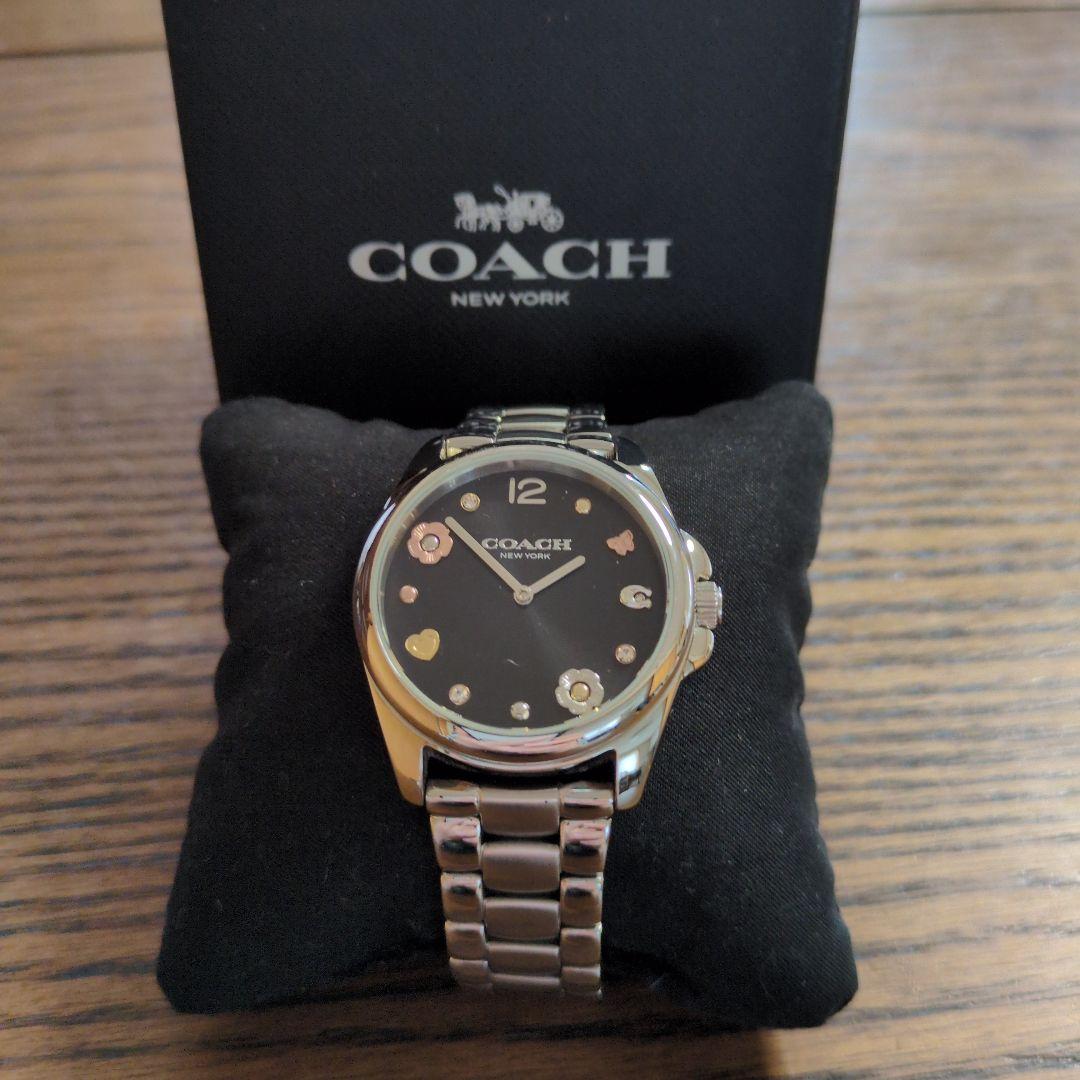 ひろりん　　　COACH コーチ レディース腕時計 美品 稼働品 ケースあ
