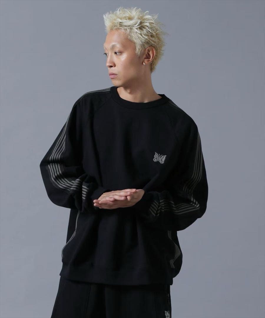 Needles LHP別注 TRACK CREW NECK