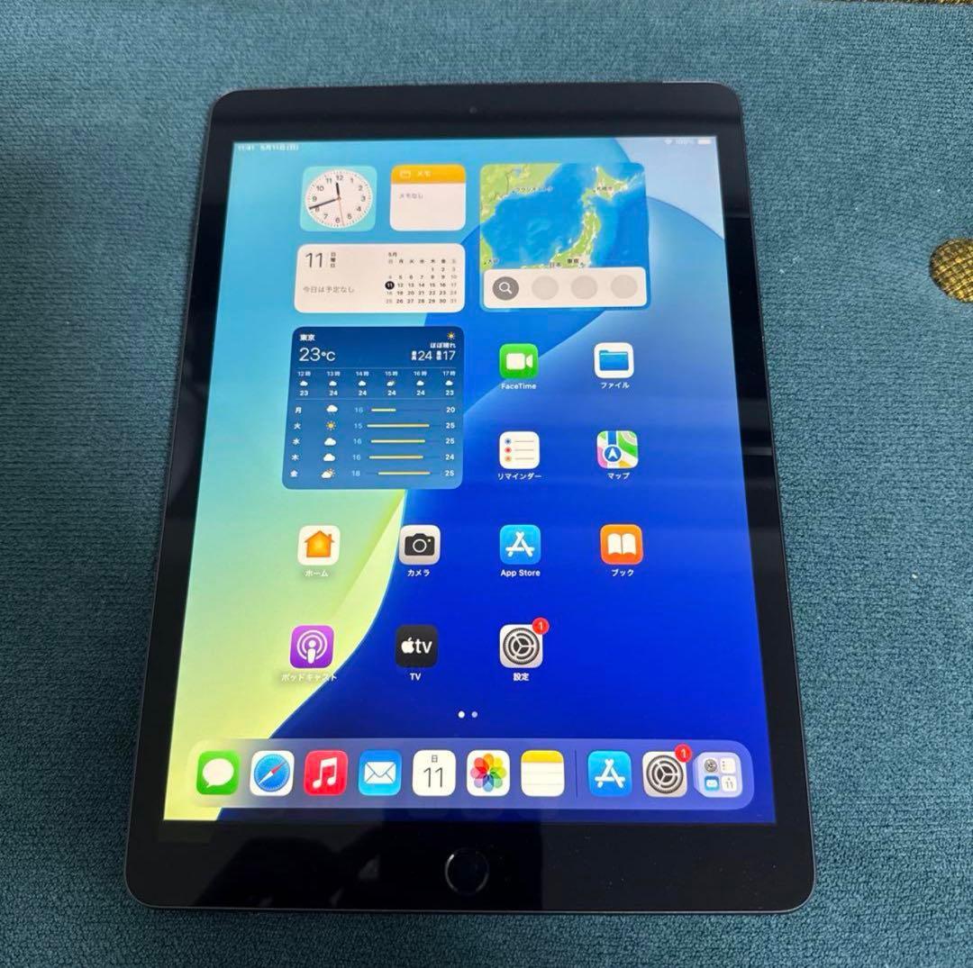 SIMフリーiPadスペースグレー 第8世代Wi-Fiセルラー32GB