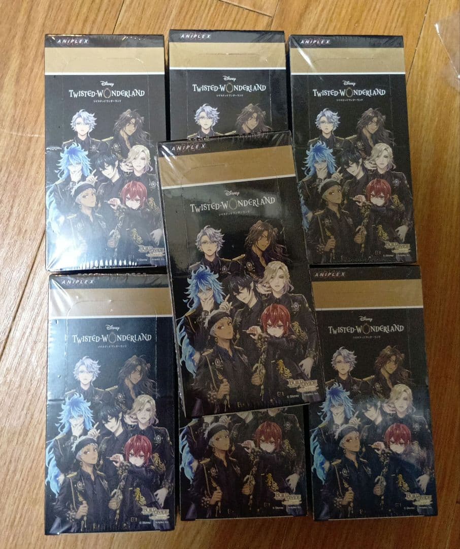 ツイステッドワンダーランド 　ビルディバイト　未開封　シュリンク付　7BOX