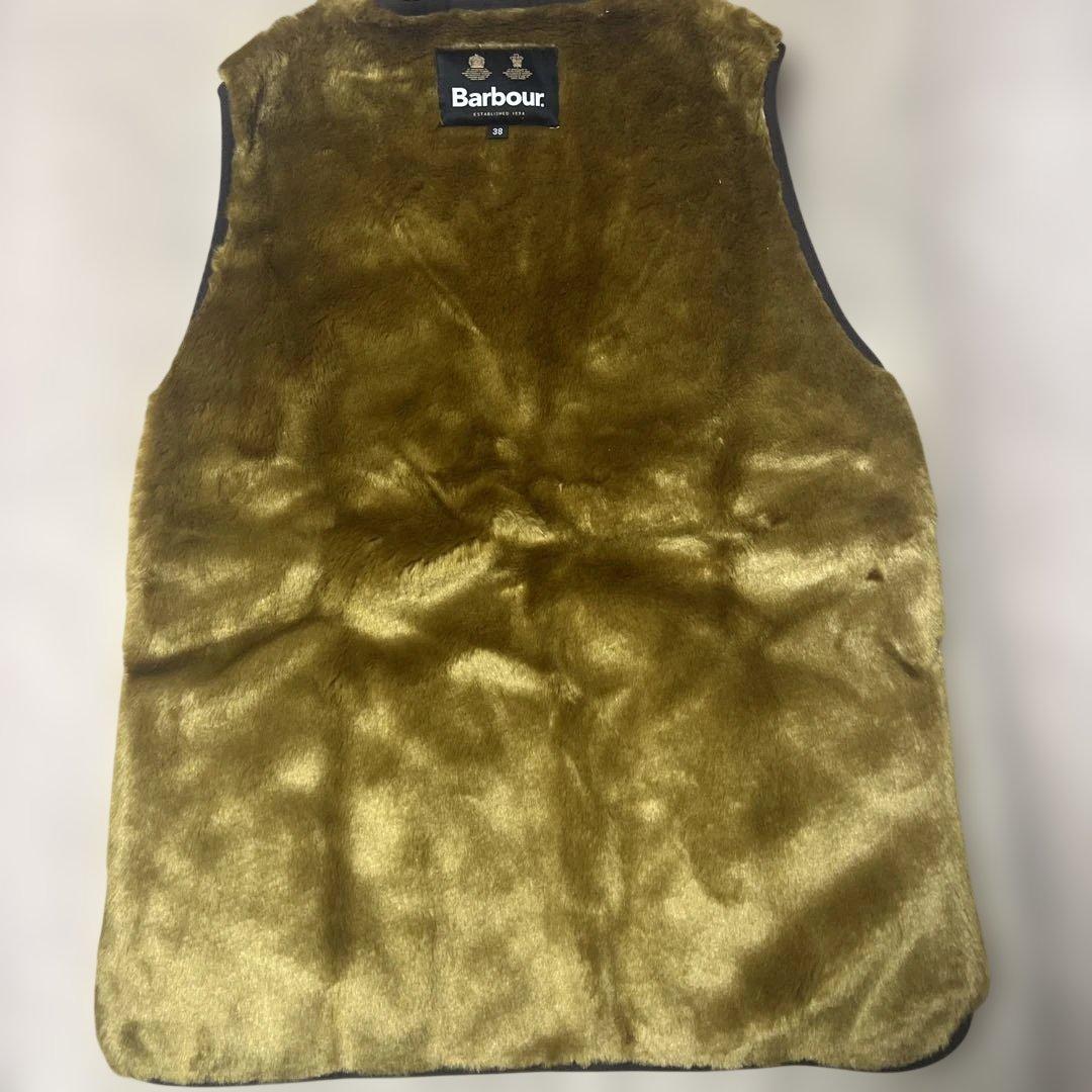 新品 バブアー ファーライナー 38 ブラウン インナーベスト