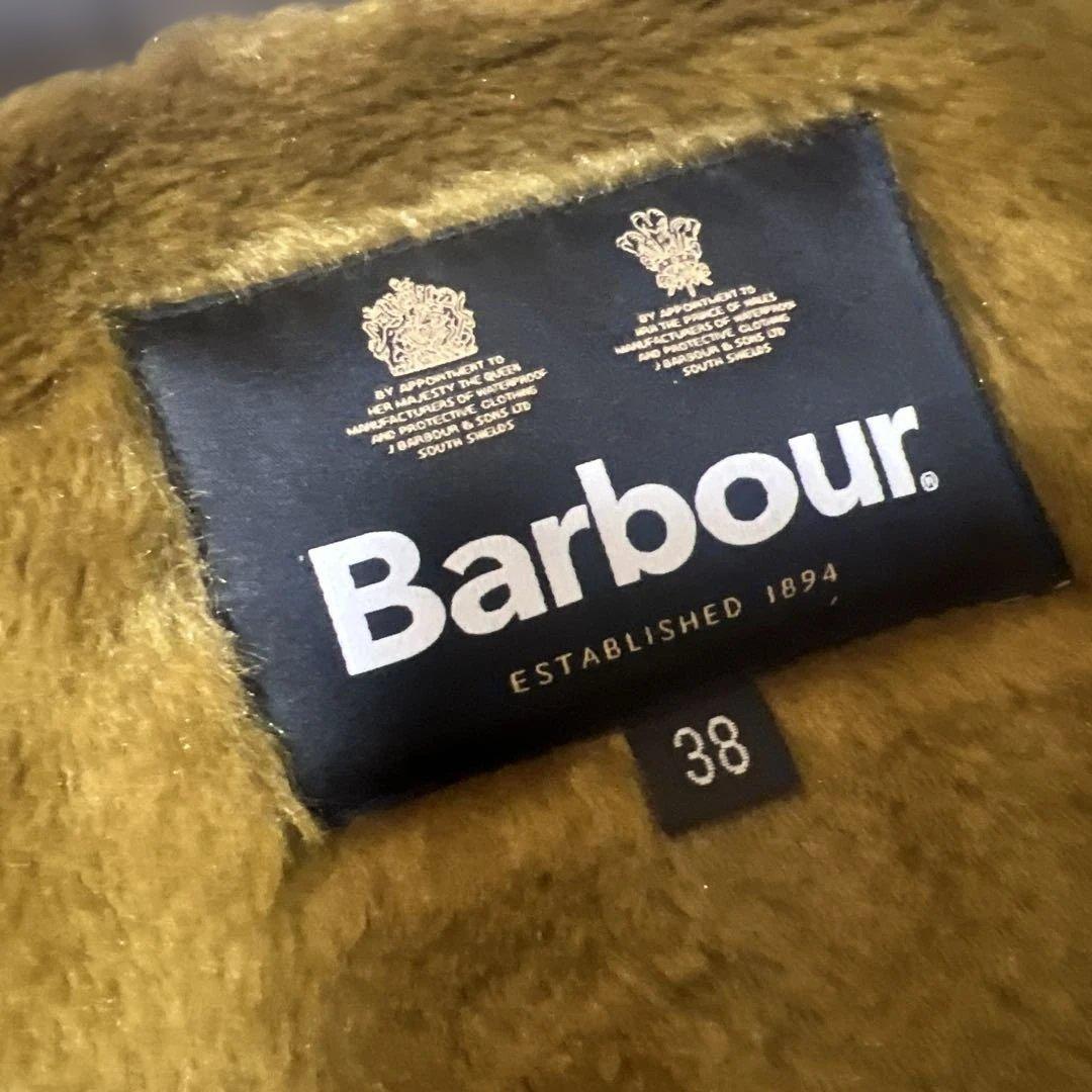 新品 バブアー ファーライナー 38 ブラウン インナーベスト