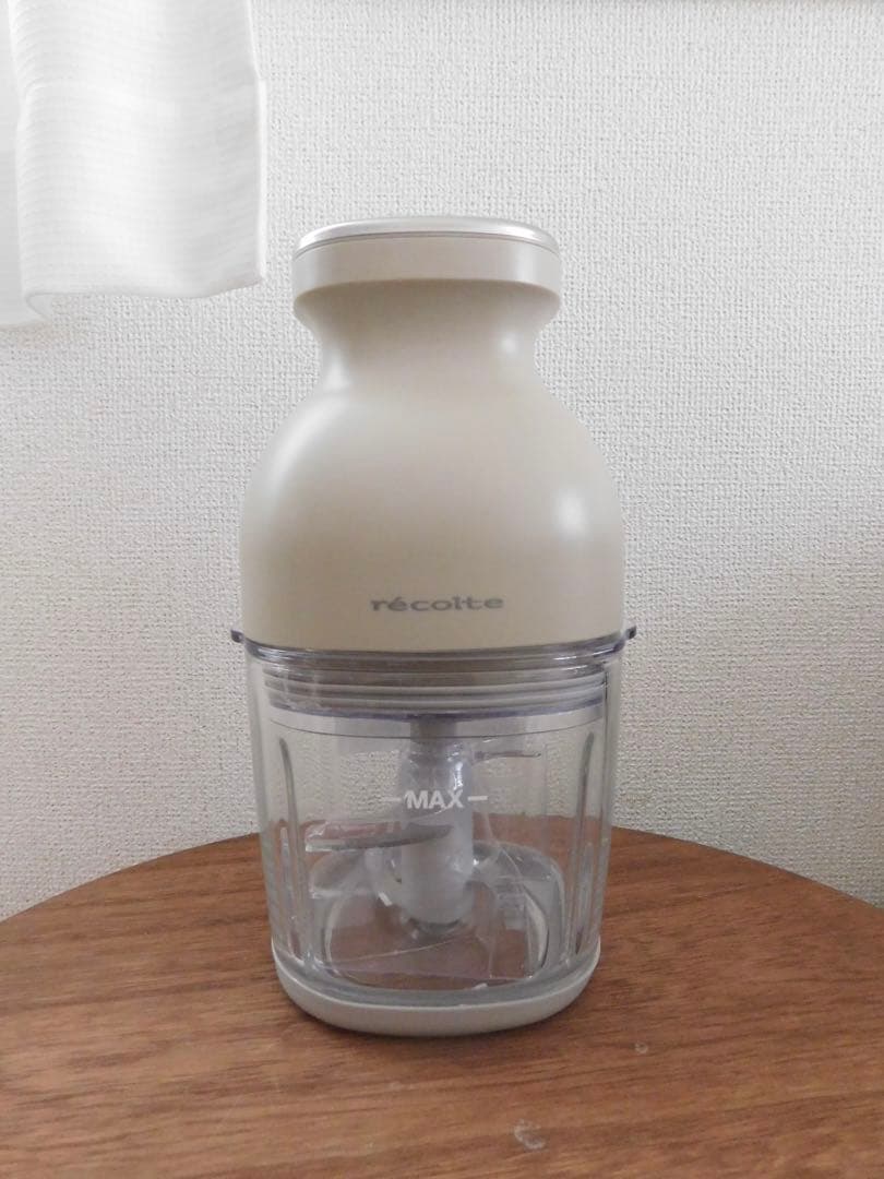 新品！レコルト フードプロセッサー ベージュ