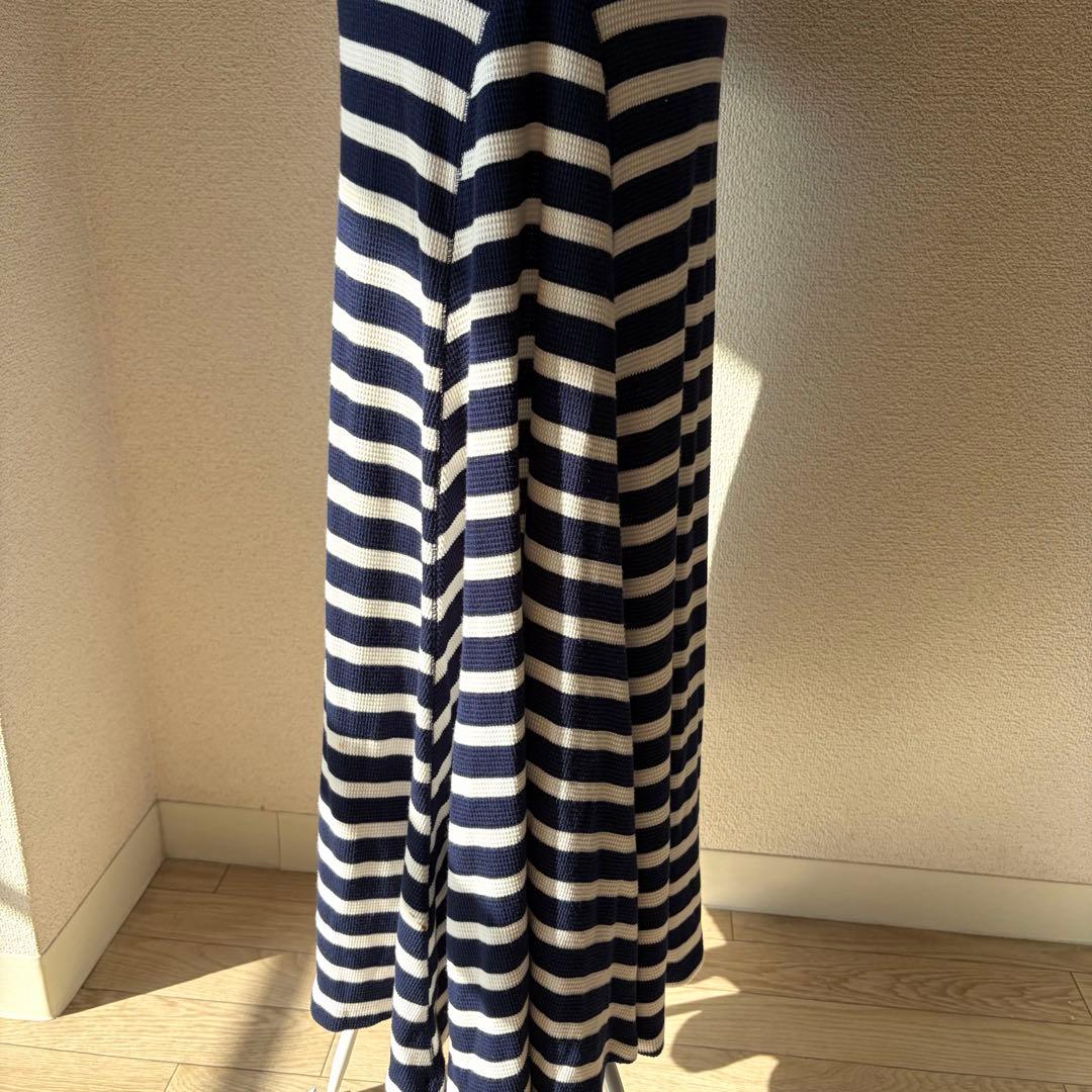 Polo Ralph Lauren 現行タグ　ボーダー ワッフルニット ドレス