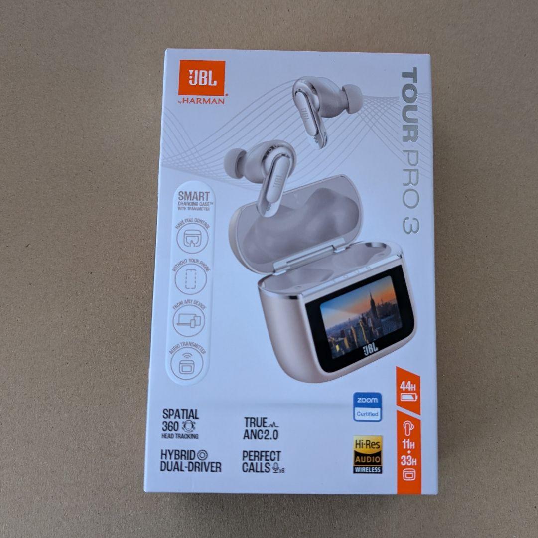 新品未開封　JBL Tour Pro 3 ラテ
