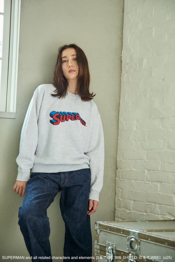 GOOD ROCK SPEED 未使用 SUPERMAN プリントスウェット M